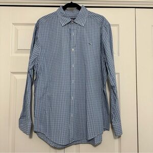 Vineyard Vines Whale Shirt Button Down‎ in Plaid Size Large EUC